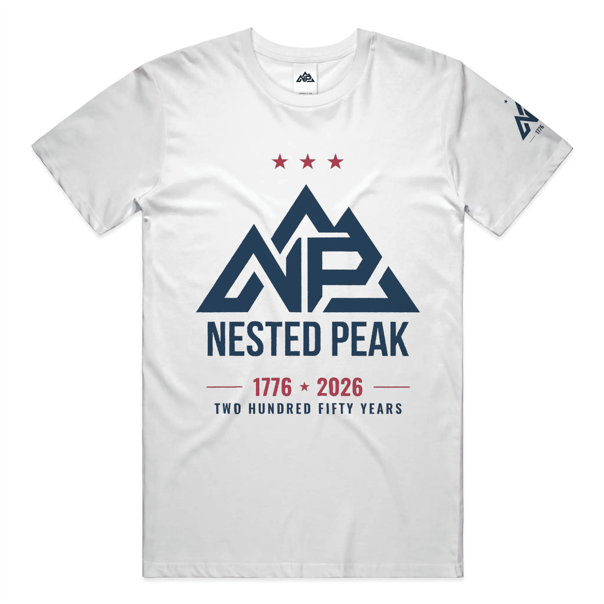 NP 250 Edition Banner T-Shirt - Nested Peak