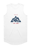 NP 250 Edition Men's Staple Curve Tank | White - Nested Peak