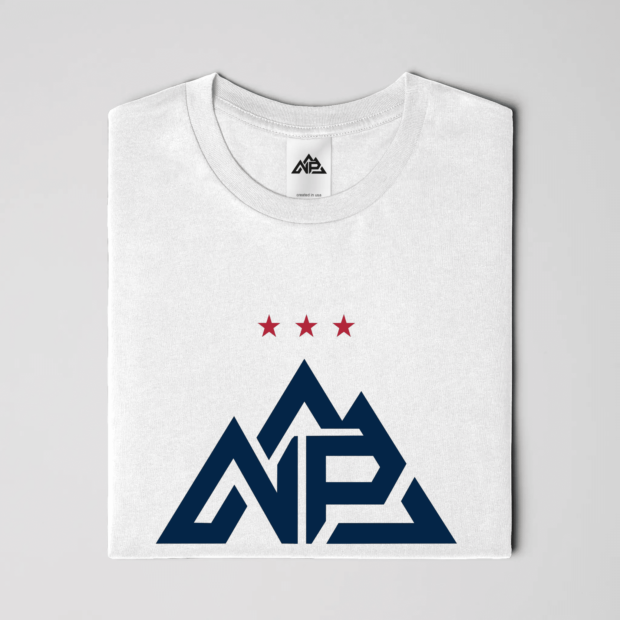 NP 250 Edition Unisex T-Shirt | White, Silver - Nested Peak