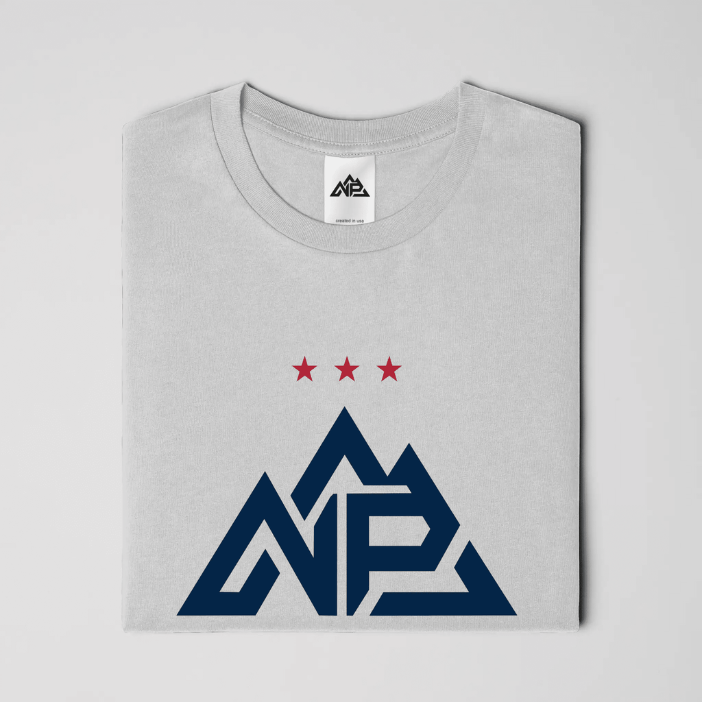 NP 250 Edition Unisex T-Shirt | White, Silver - Nested Peak