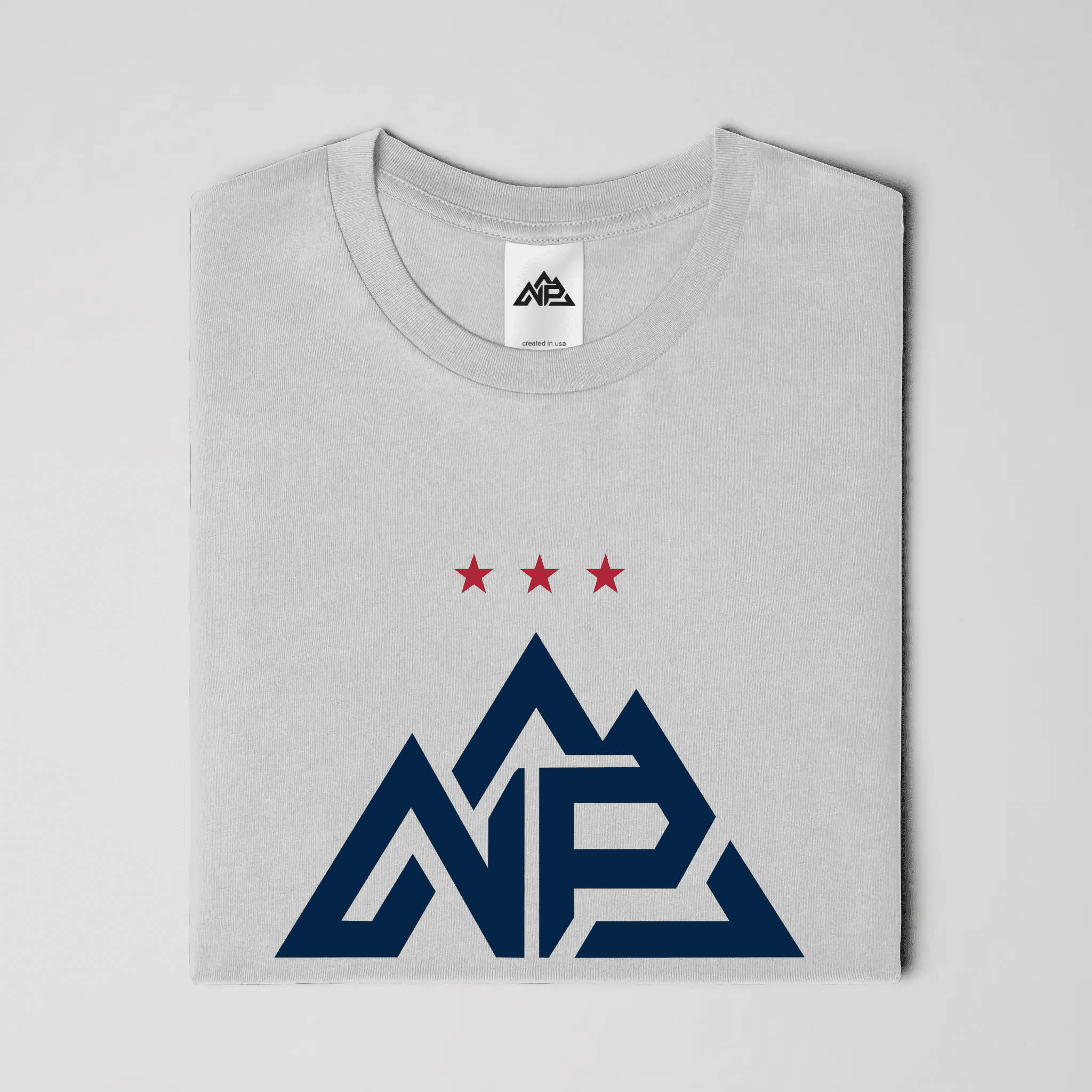 NP 250 Edition Unisex T-Shirt | White, Silver - Nested Peak