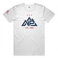 NP 250 Edition Unisex T-Shirt | White, Silver - Nested Peak