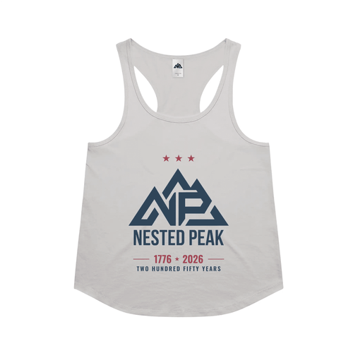 NP 250 Edition Women's Triblend Racerback Tank - Nested Peak