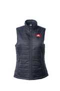 NP 26 Badge Embroidered Women's Puffer Vest | Black - Nested Peak LLC