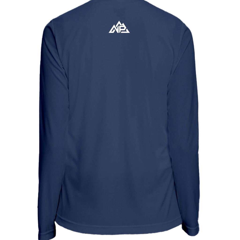 NP 26 Badge Women's Performance Pullover | White, Sport Purple, Sport Light Blue, Sport Graphite, Sport Dark Navy, Black - Nested Peak