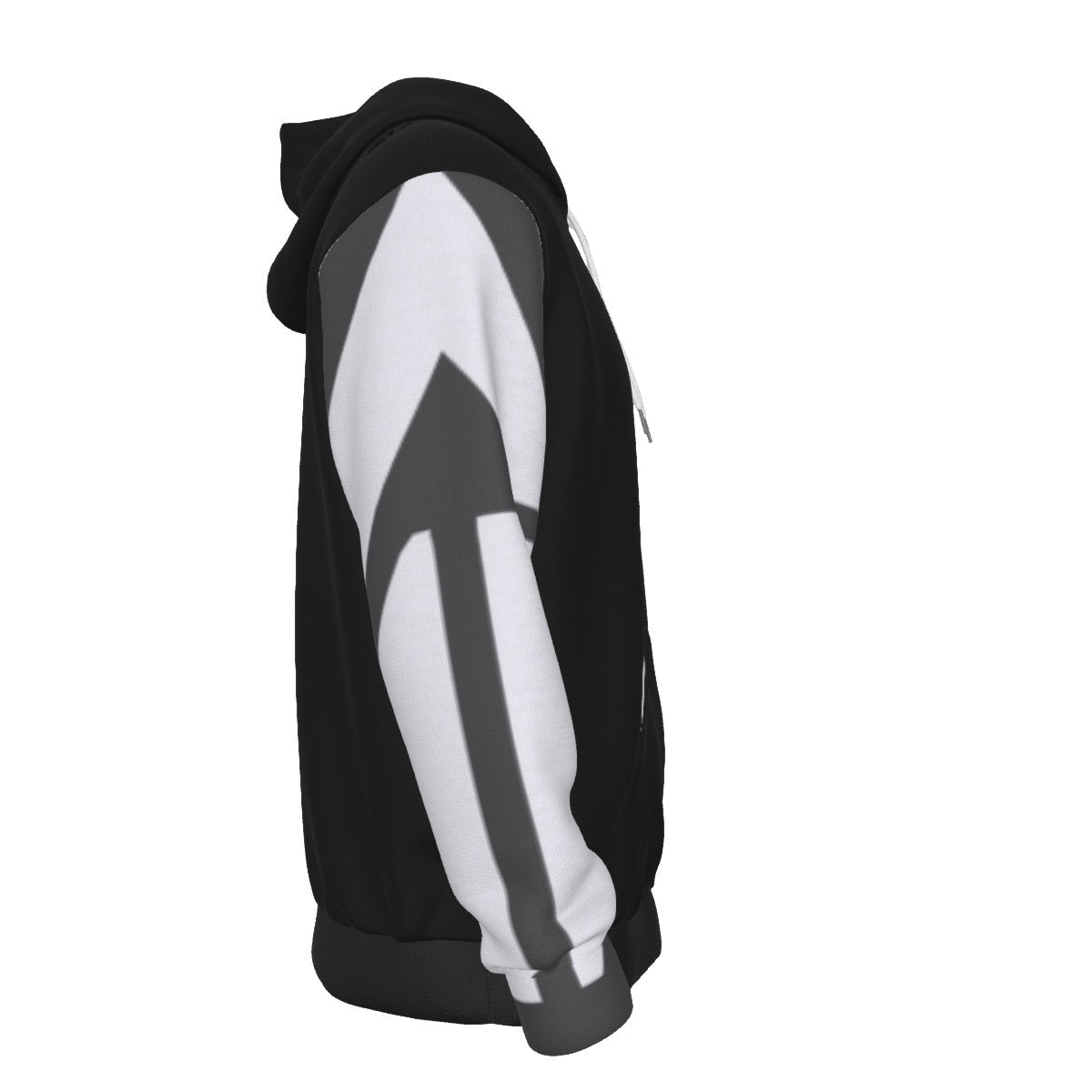 NP 26 BG Men's Thicken Pullover Hoodie | Black, Gray, White, Neon Green - Nested Peak LLC