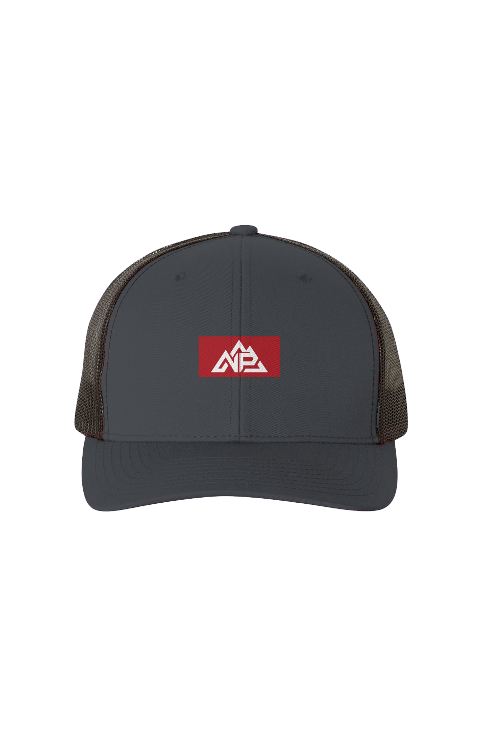 NP 26 Black Mesh Retro Trucker Cap | Caramel/ Black, Coyote Brown/ Black, Charcoal/ Black - Nested Peak LLC