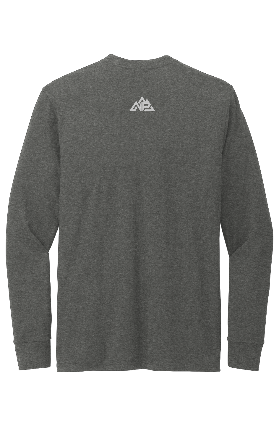 NP 26 BW Men's Perfect Blend LS Tee | Grey Frost, Light Heather Grey, Heathered Charcoal - Nested Peak LLC