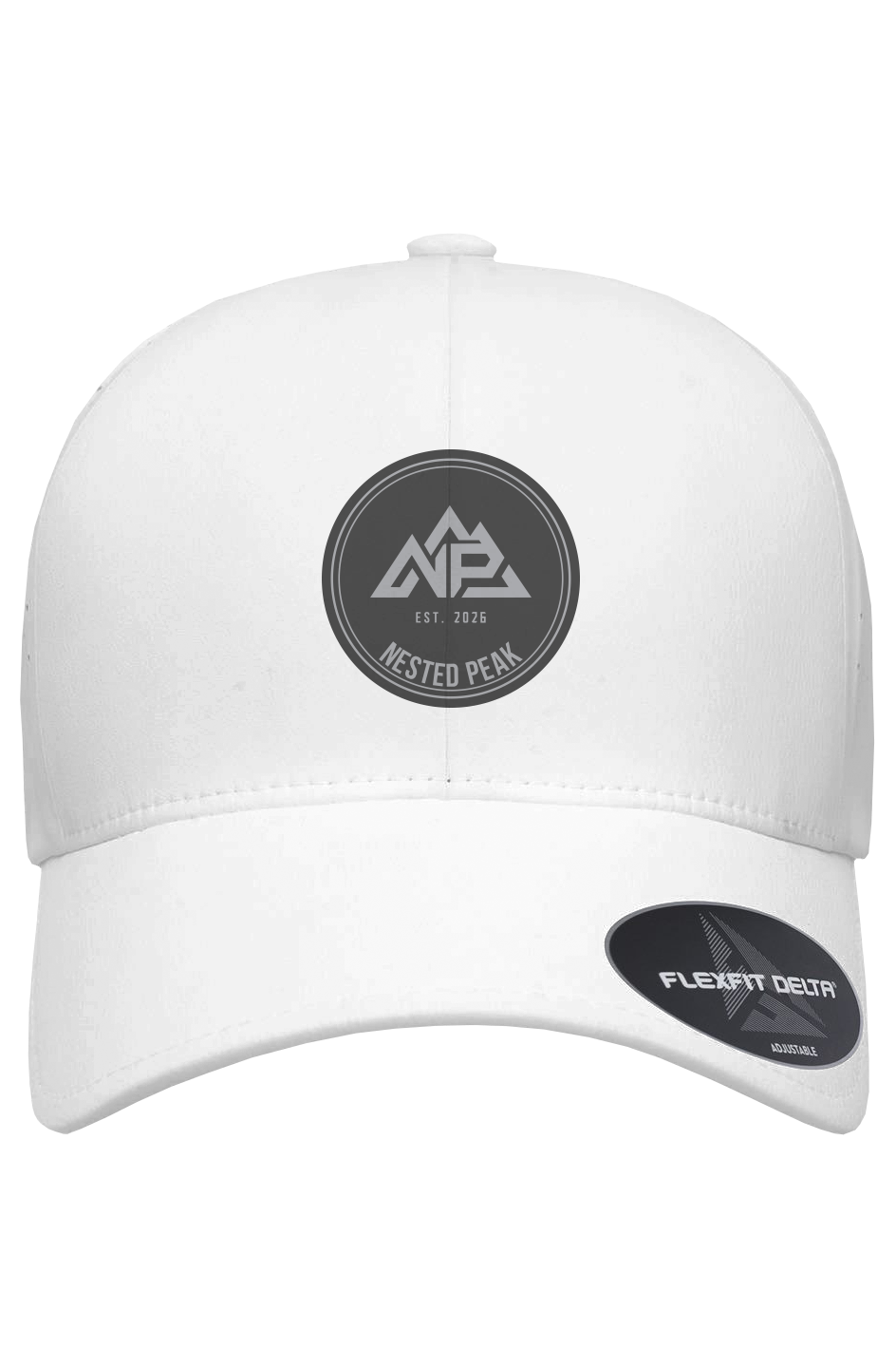 NP 26 CB Delta Perforated Snapback | Dark Grey, Black, White - Nested Peak LLC