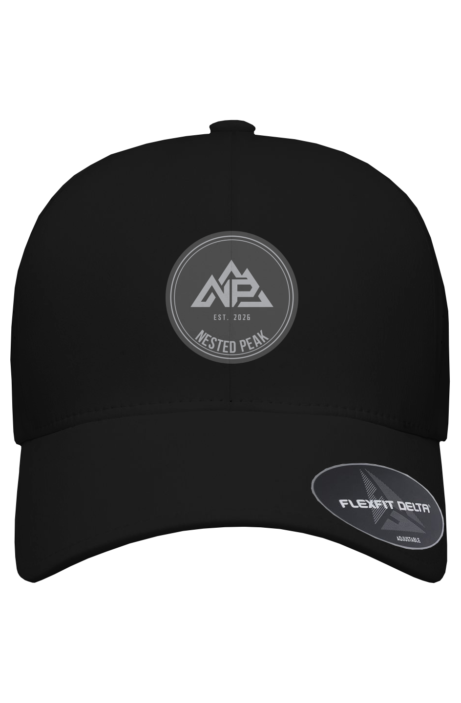 NP 26 CB Delta Perforated Snapback | Dark Grey, Black, White - Nested Peak LLC