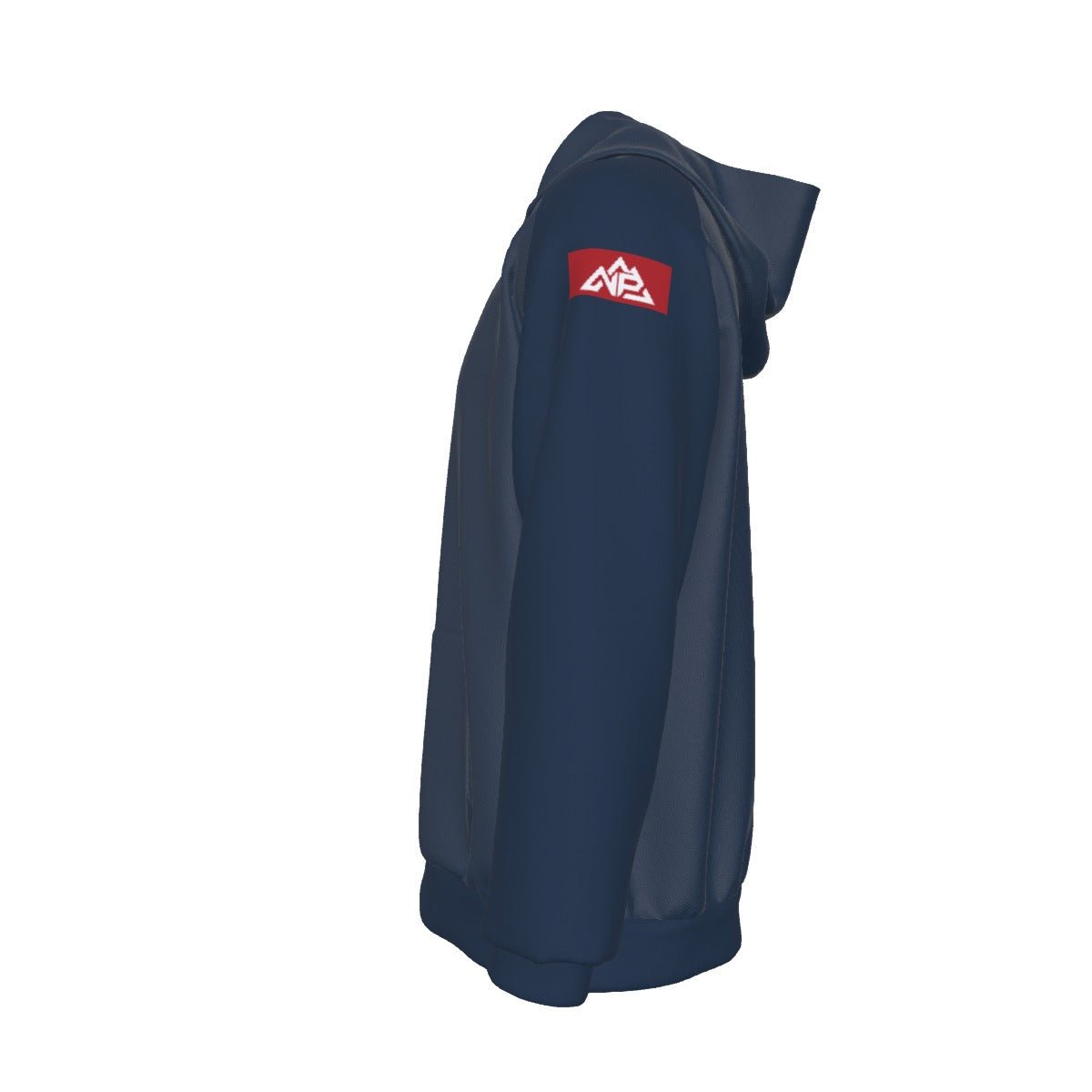 NP 26 CB Men's Heavy Fleece Raglan Hoodie | Navy - Nested Peak LLC
