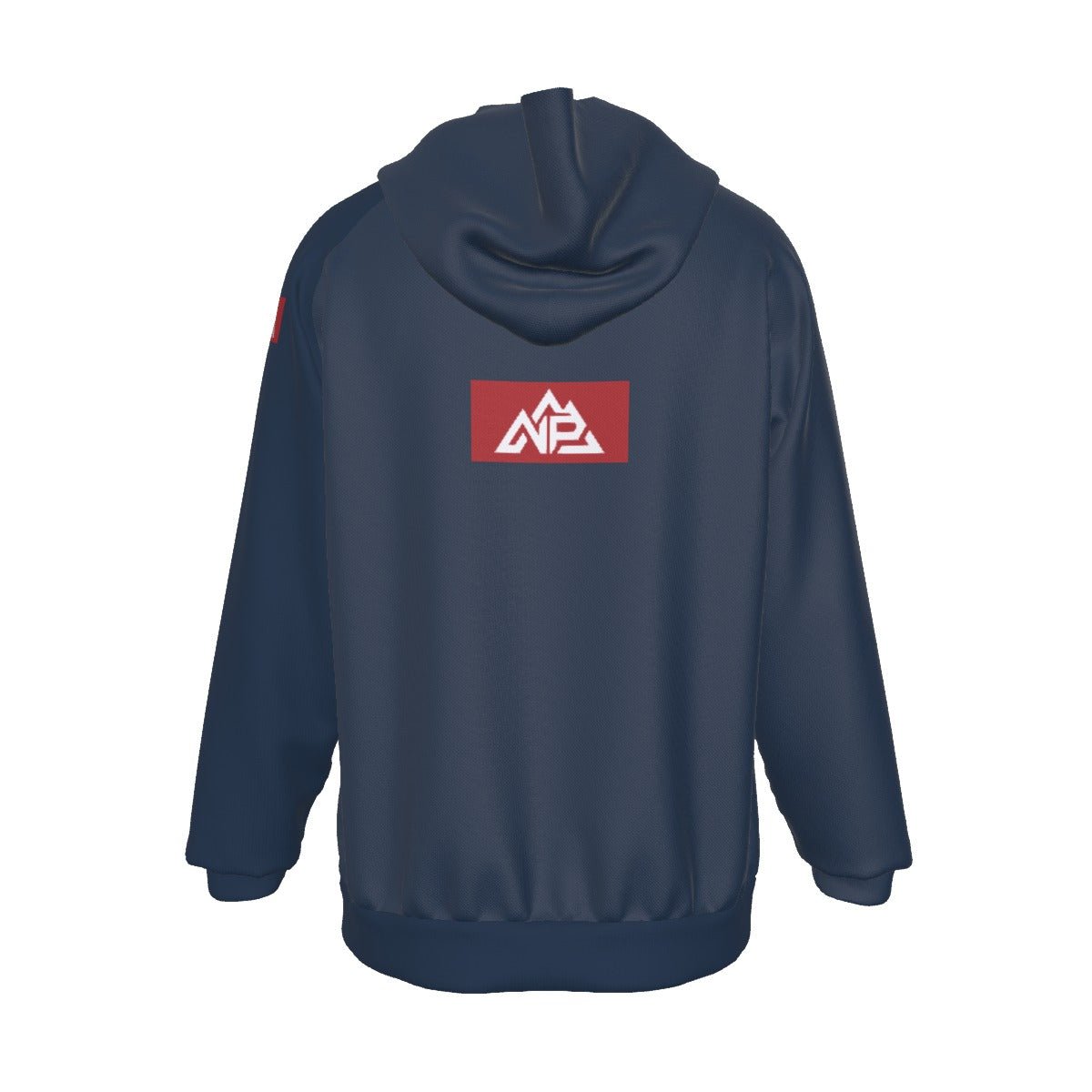 NP 26 CB Men's Heavy Fleece Raglan Hoodie | Navy - Nested Peak LLC