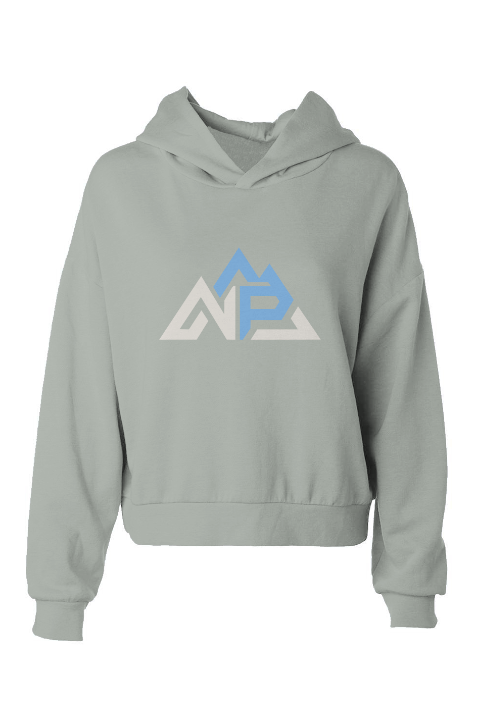 NP 26 CB Women's Hip Height Hoodie | Black, Sage - Nested Peak
