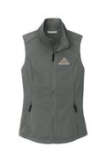 NP 26 Collective Smooth Fleece Vest | Graphite, Deep Black - Nested Peak