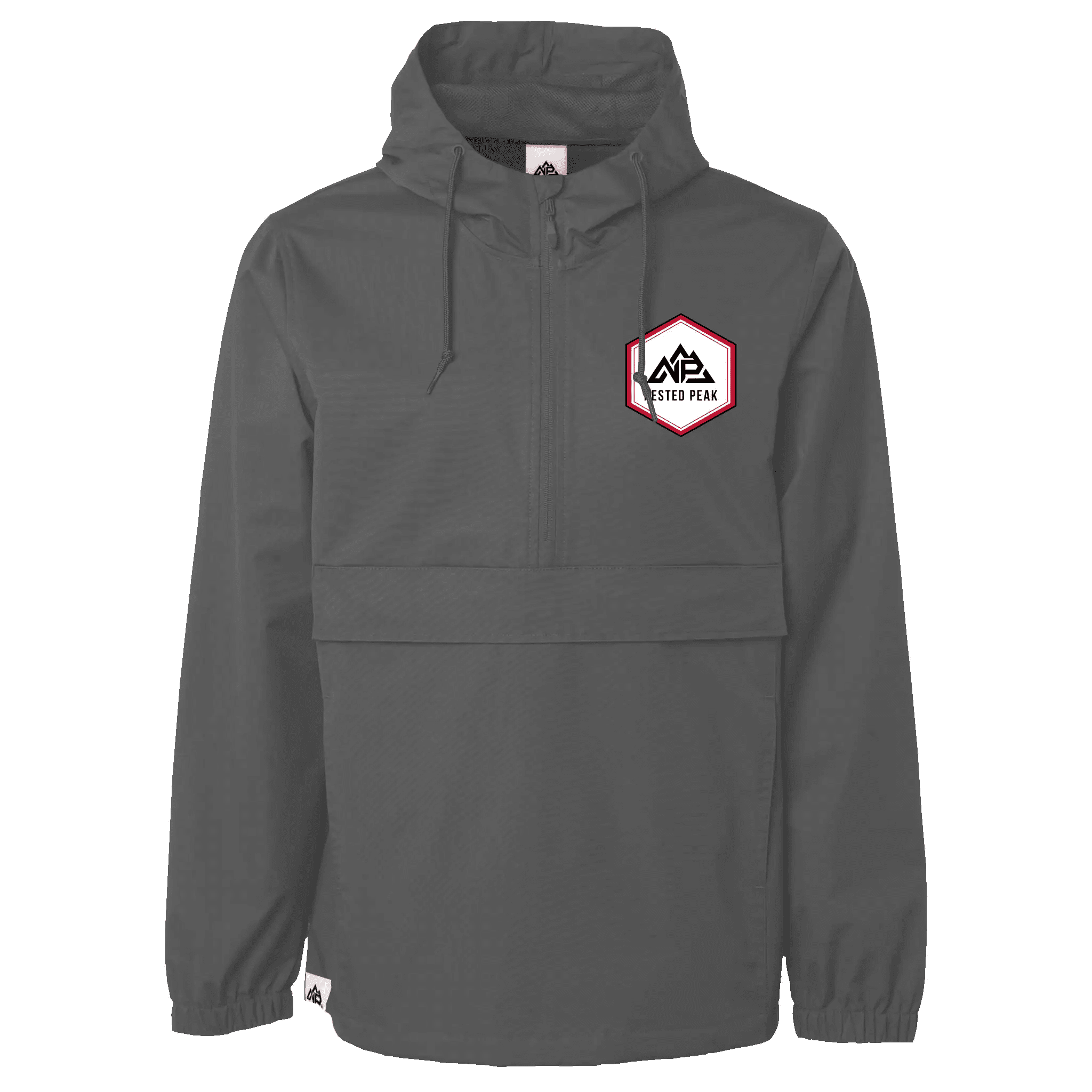 NP 26 Hex Men's Water Resistant Anorak Jacket | Graphite, Navy, Black - Nested Peak