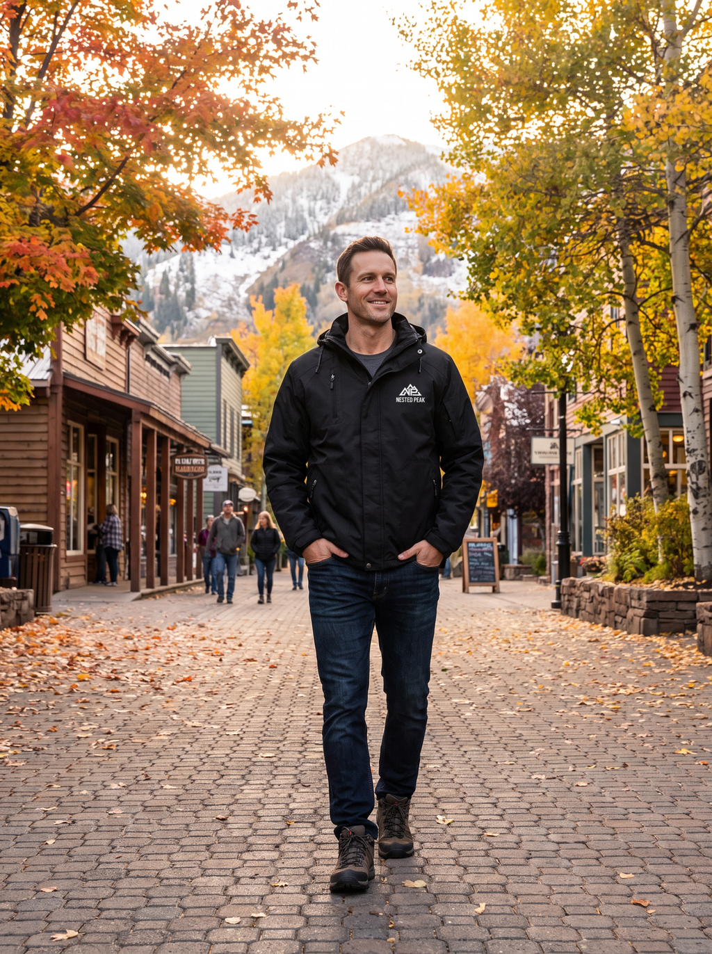 NP 26 Men's All Season Jacket | Black - Nested Peak LLC