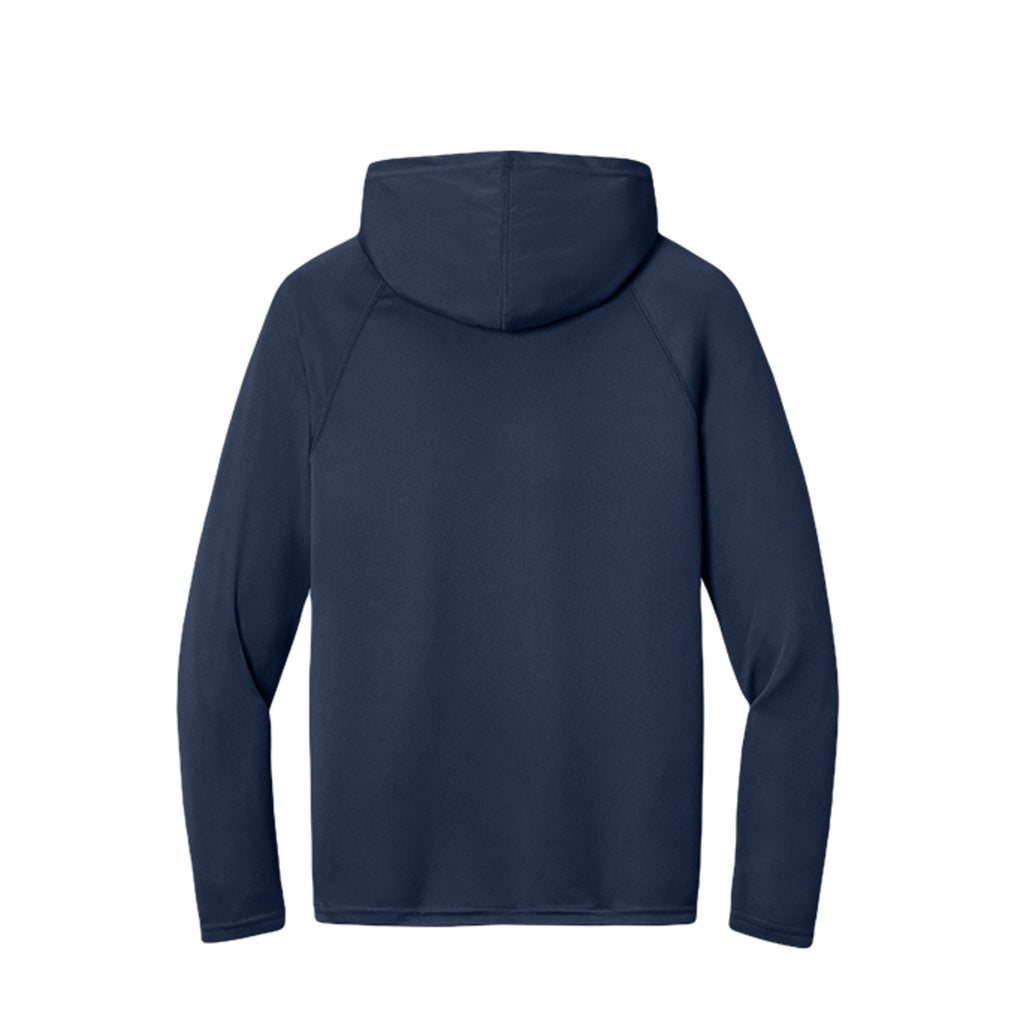 NP 26 Men's Badge Cooling Hooded Long-Sleeve | Silver, Scarlet, Pastel Blue, Navy, Graphite, Black - Nested Peak
