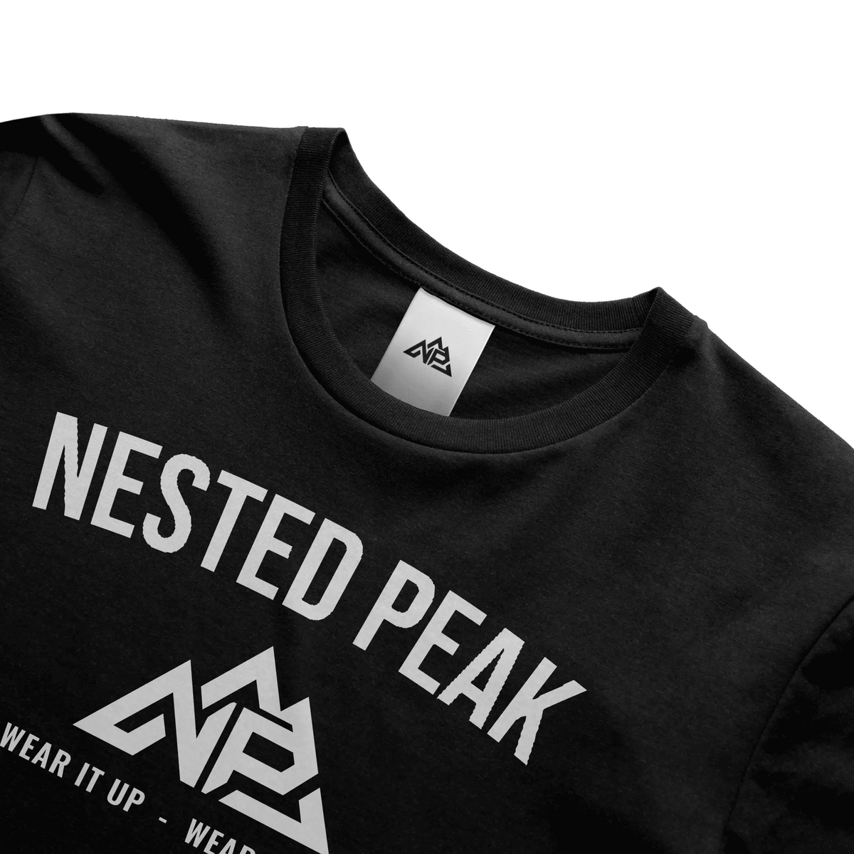 NP 26 Men's Center Perfect Tri Tee | New Navy, Purple Frost, Black - Nested Peak