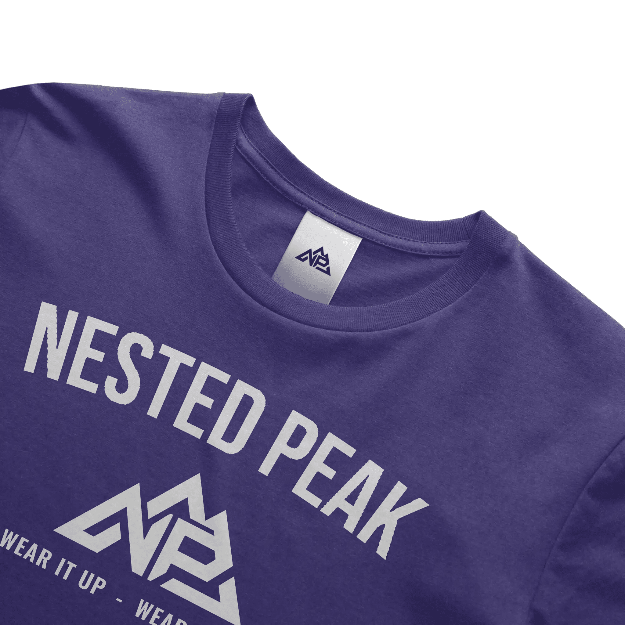 NP 26 Men's Center Perfect Tri Tee | New Navy, Purple Frost, Black - Nested Peak