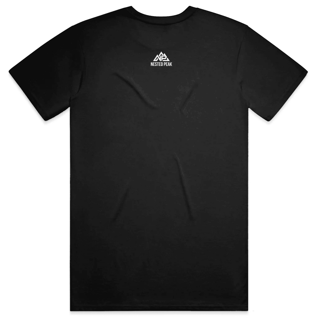 NP 26 Men's Center Perfect Tri Tee | New Navy, Purple Frost, Black - Nested Peak