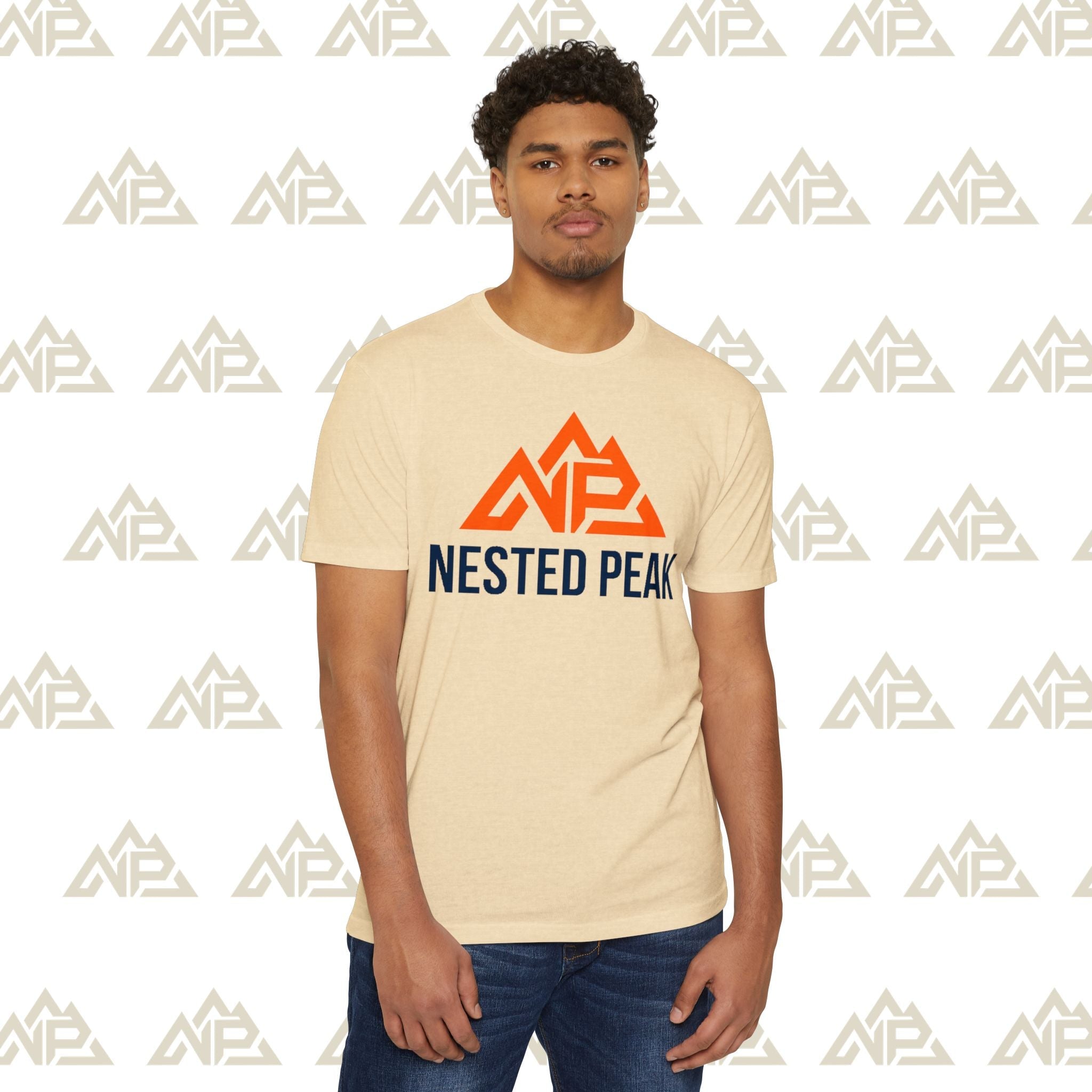 NP 26 Men's CVC Jersey T-Shirt | CVC Cream, CVC Silk, CVC Warm Gray, CVC White - Nested Peak