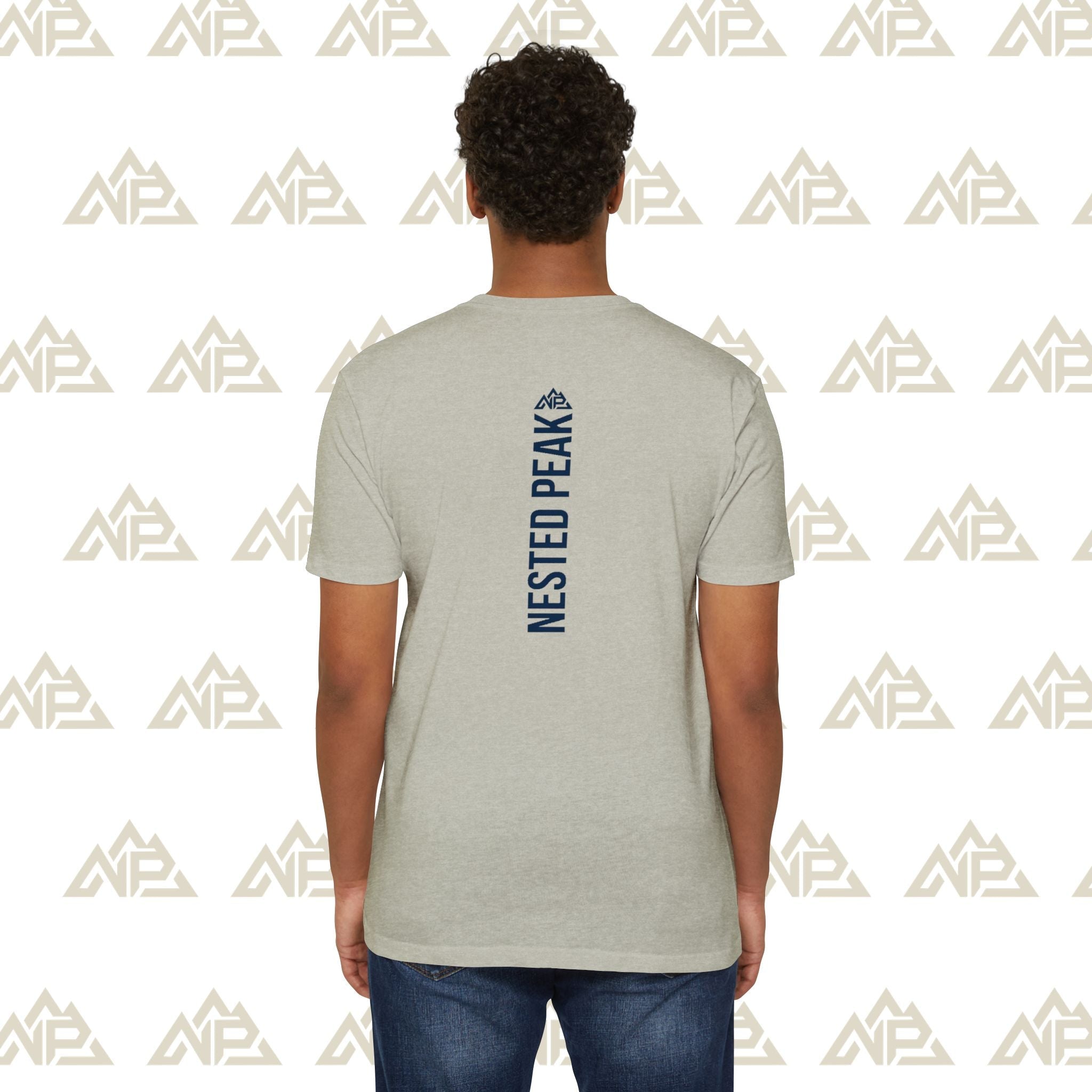 NP 26 Men's CVC Jersey T-Shirt | CVC Cream, CVC Silk, CVC Warm Gray, CVC White - Nested Peak