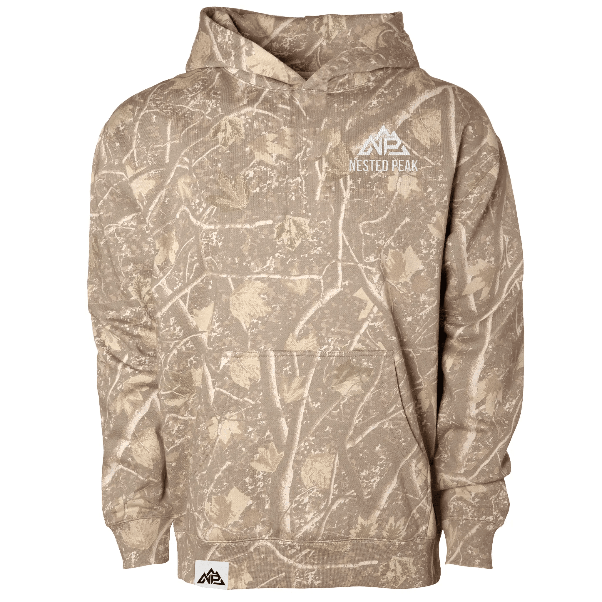 NP 26 Men's Deadwood Tree Camo Heavyweight Hoodie | Deadwood Tree Camo - Nested Peak