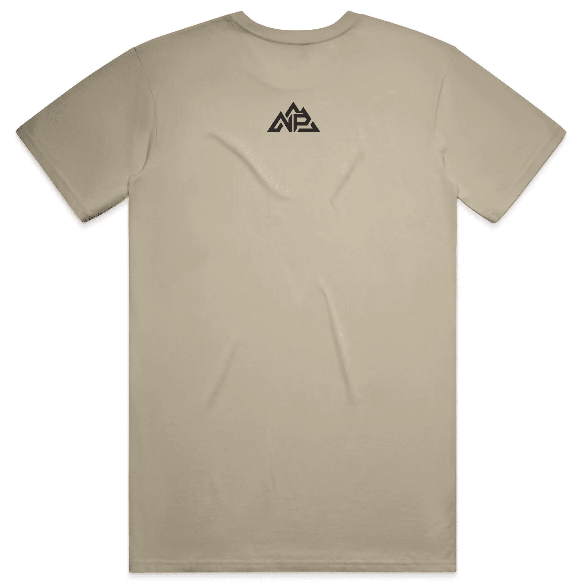 NP 26 Men's Dry Blend Short Sleeve T-Shirt | White, Sandstone, Columbia Blue - Nested Peak