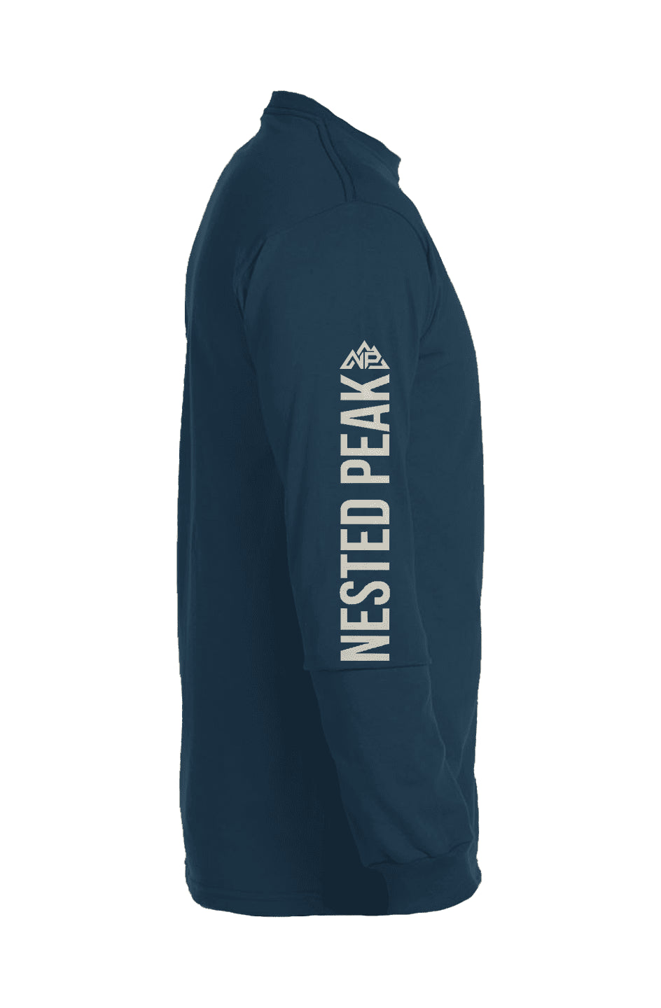 NP 26 Men's Heavyweight Long Sleeve T-Shirt | Pacific, Olive, Charcoal - Nested Peak