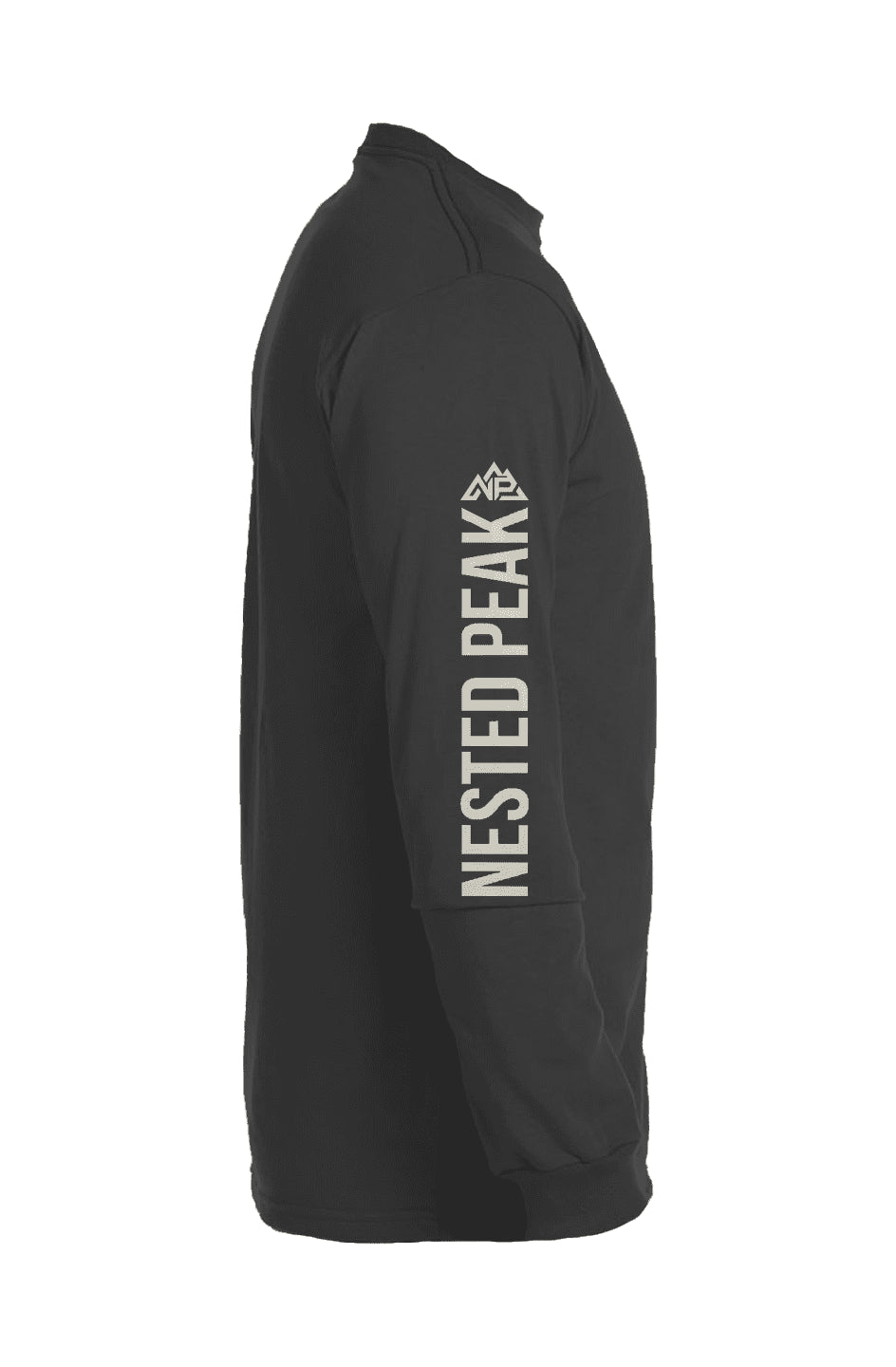 NP 26 Men's Heavyweight Long Sleeve T-Shirt | Pacific, Olive, Charcoal - Nested Peak