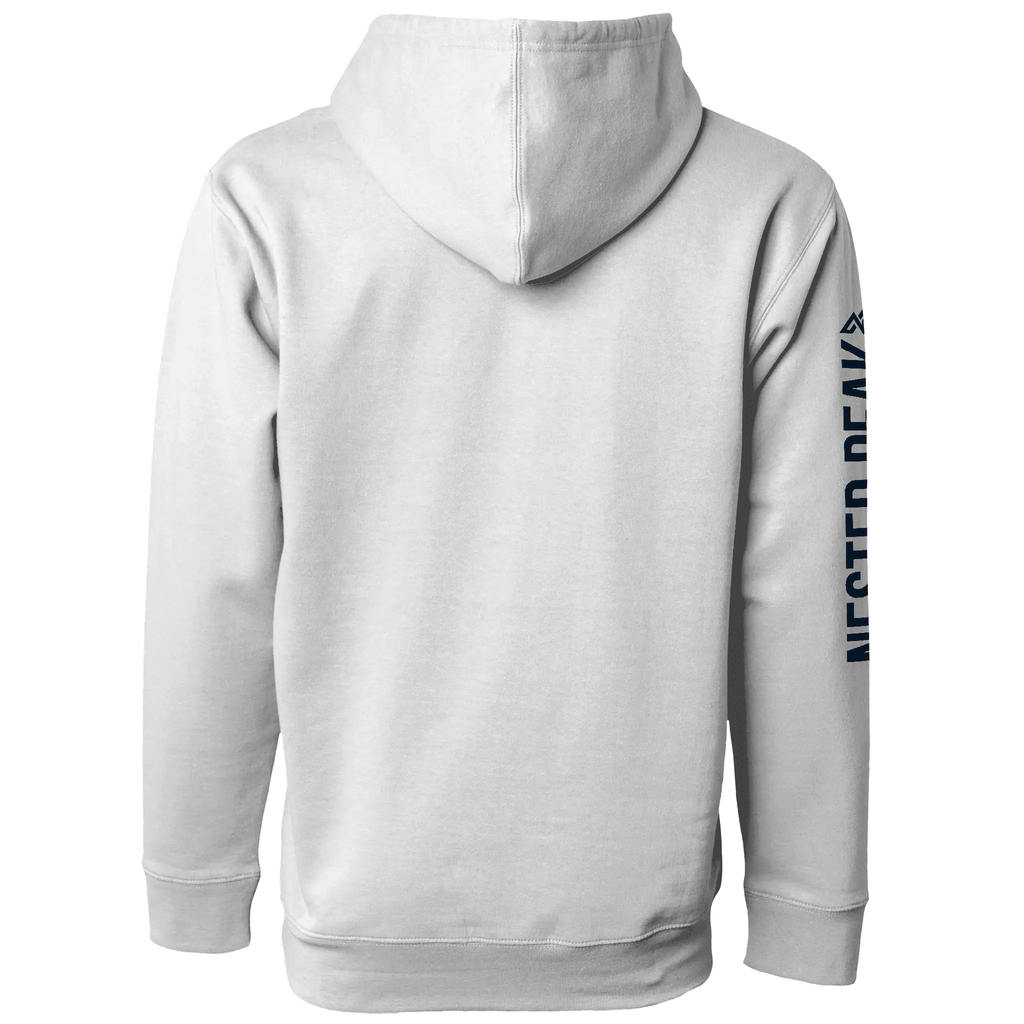 NP 26 Men's Heavyweight Pullover Hoodie | Bone, Smoke, White - Nested Peak