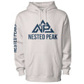 NP 26 Men's Heavyweight Pullover Hoodie | Bone, Smoke, White - Nested Peak