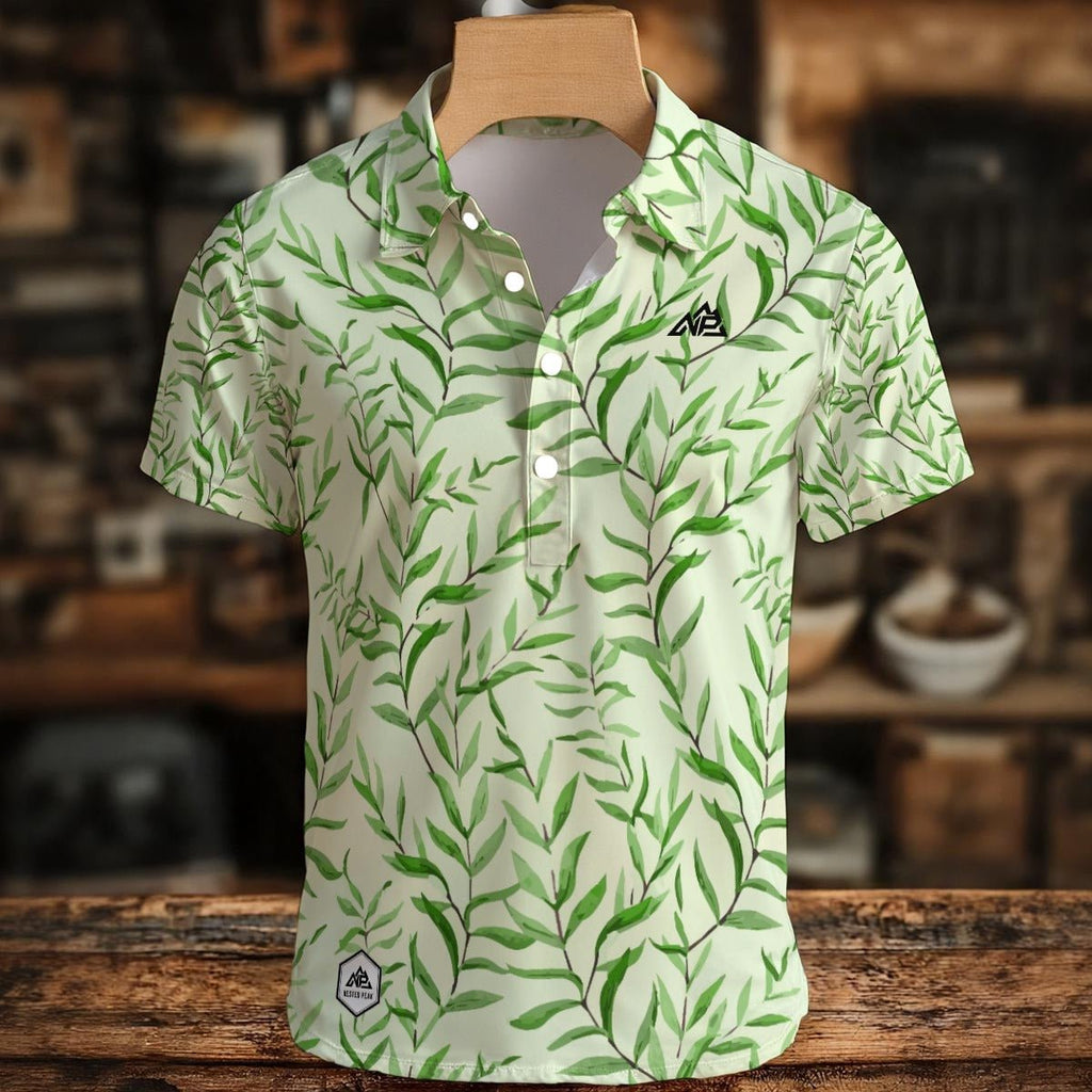 NP 26 Men's Henley Shirt | White - Nested Peak