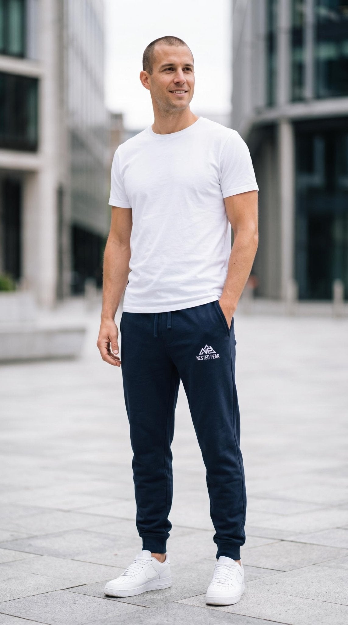 NP 26 Men's Midweight Fleece Joggers | Black, Classic Navy, Army - Nested Peak