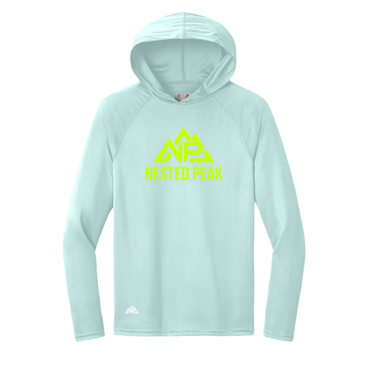 NP 26 Men's Neon Performance Hoodie | Silver, Scarlet, Pastel Blue, Navy, Graphite, Black - Nested Peak