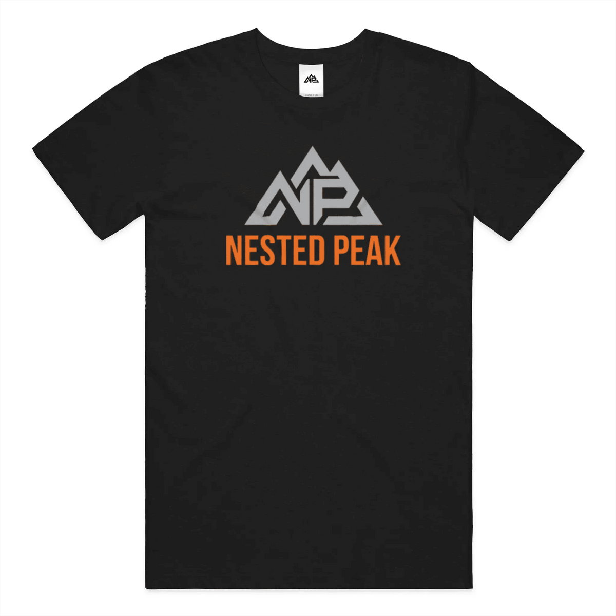 NP 26 Men's OS Perfect Blend Tee | Charcoal, Black - Nested Peak