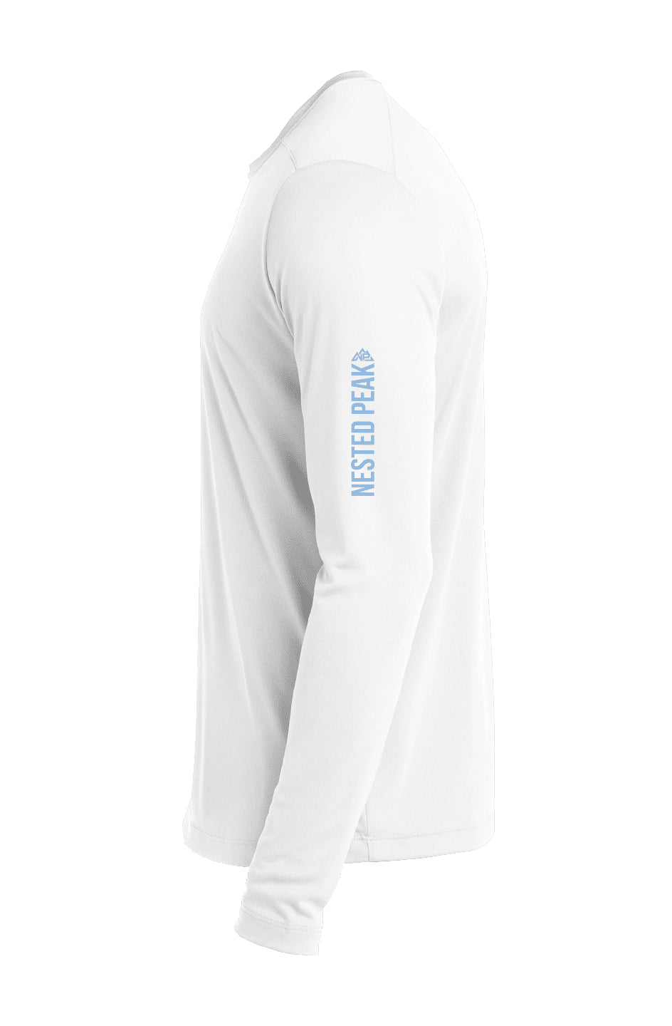 NP 26 Men's Posi UV Pro LS Tee | Black, White, Dark Smoke Grey - Nested Peak