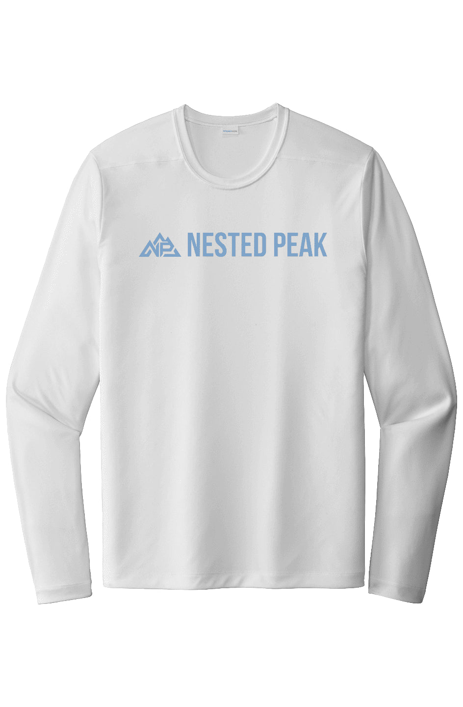 NP 26 Men's Posi UV Pro LS Tee | Black, White, Dark Smoke Grey - Nested Peak