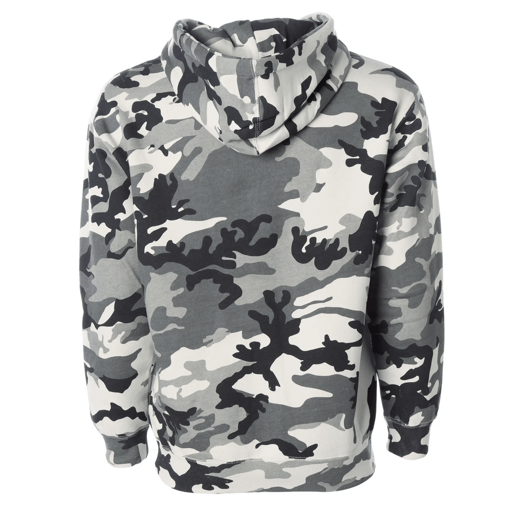 NP 26 Men's Snow Camo Heavyweight Hoodie | Snow Camo - Nested Peak