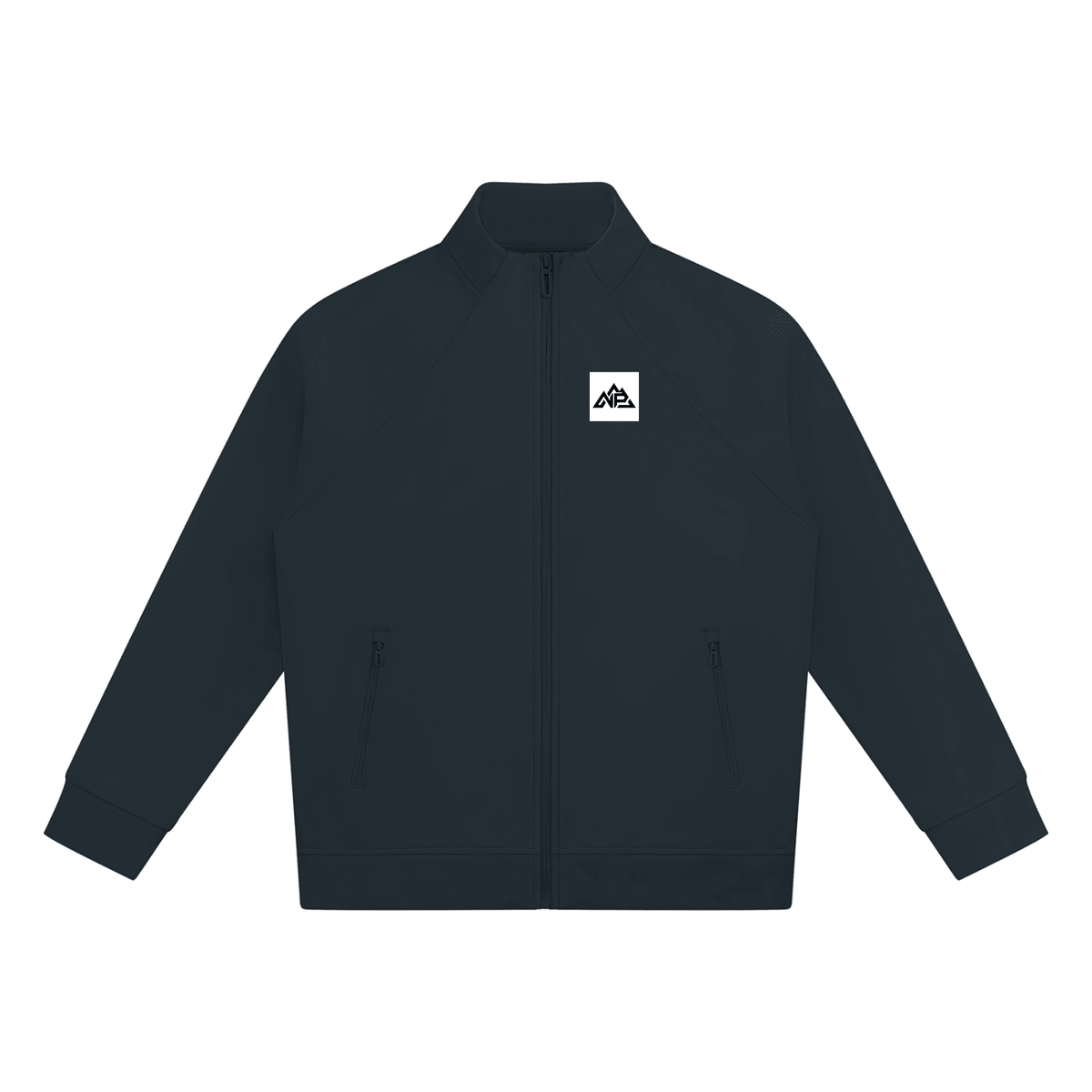 NP 26 Men's Stand Collar Jacket | Light Blue, Black, Navy Blue - Nested Peak LLC