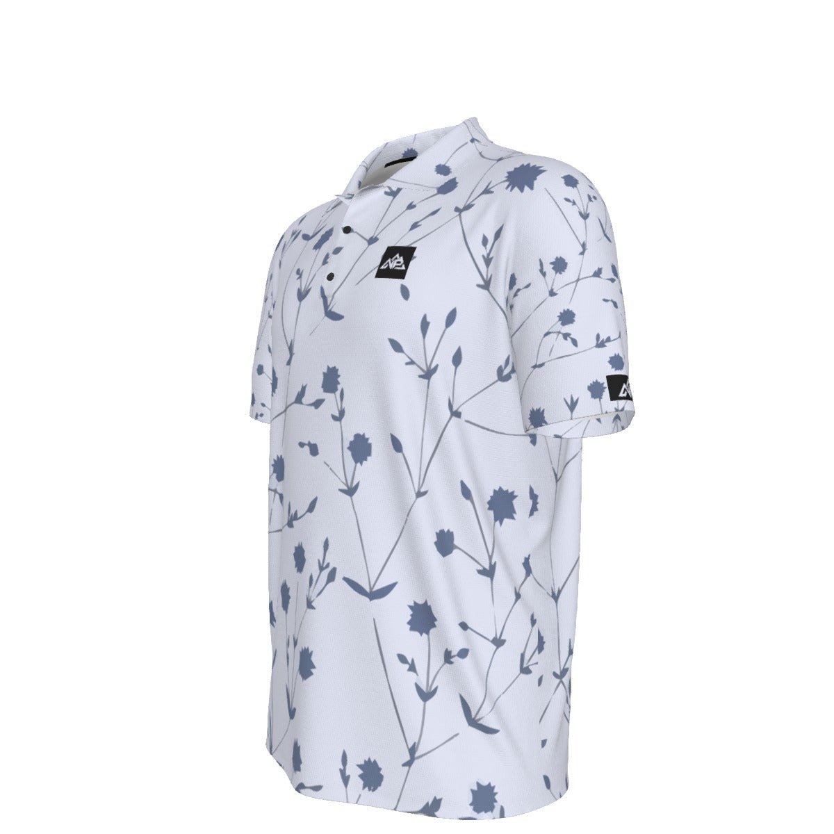 NP 26 Men's UV Protection Polo Shirt | White - Nested Peak LLC