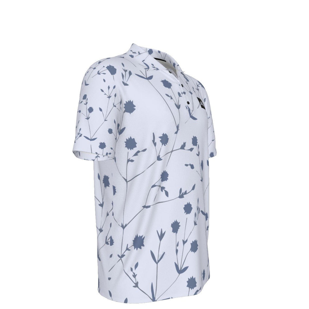 NP 26 Men's UV Protection Polo Shirt | White - Nested Peak LLC