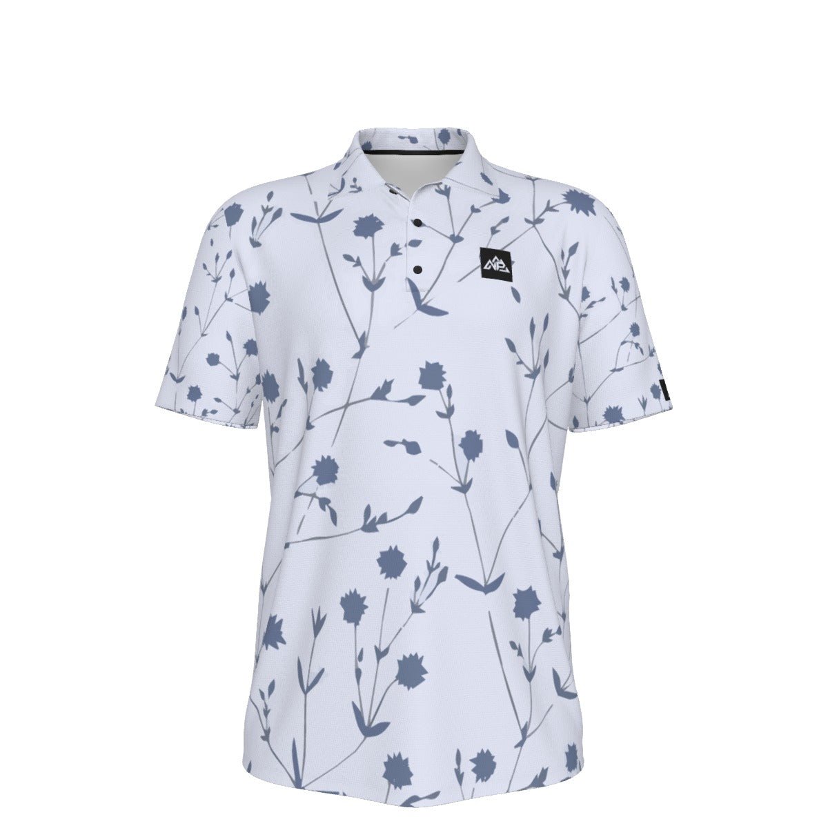 NP 26 Men's UV Protection Polo Shirt | White - Nested Peak LLC