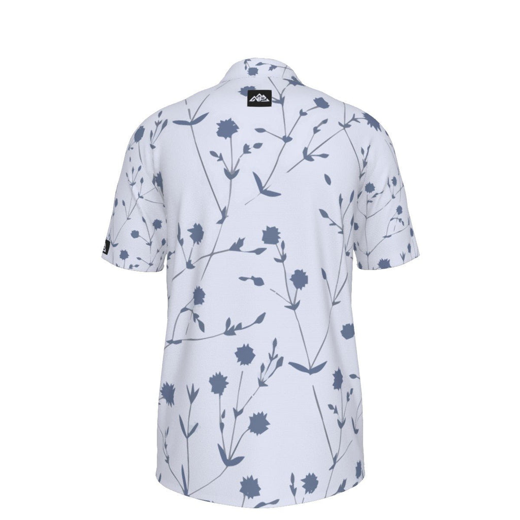 NP 26 Men's UV Protection Polo Shirt | White - Nested Peak LLC