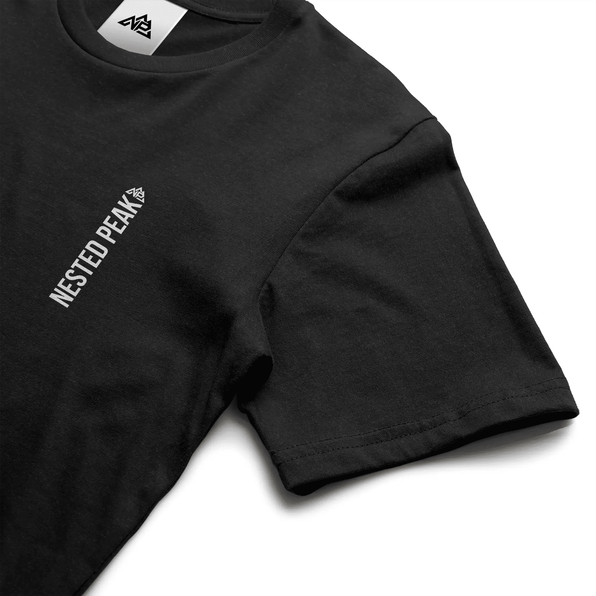 NP 26 Men's Vertical Triblend Tee | Solid Navy Triblend, Solid Black Triblend, Red Triblend - Nested Peak