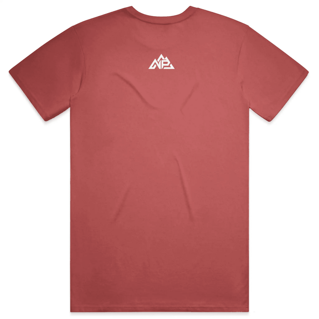 NP 26 Men's Vertical Triblend Tee | Solid Navy Triblend, Solid Black Triblend, Red Triblend - Nested Peak