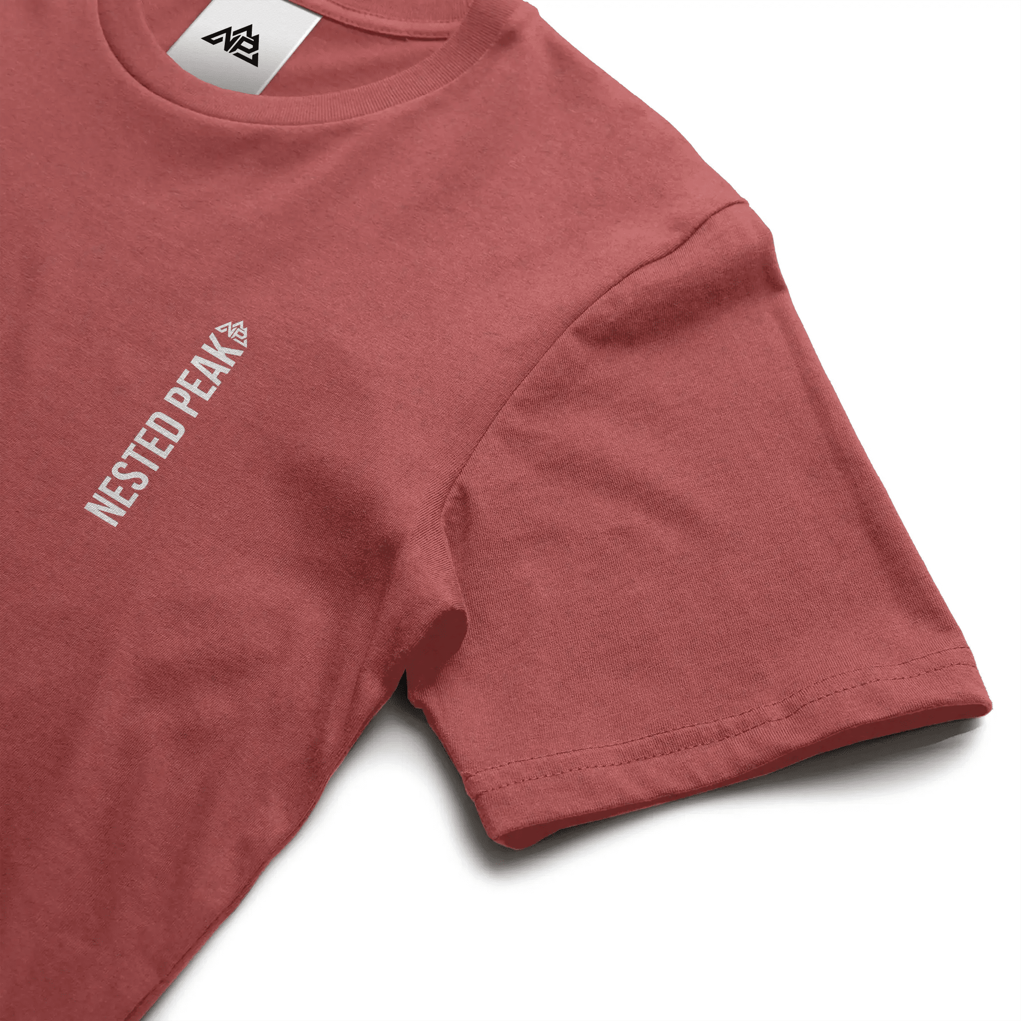 NP 26 Men's Vertical Triblend Tee | Solid Navy Triblend, Solid Black Triblend, Red Triblend - Nested Peak