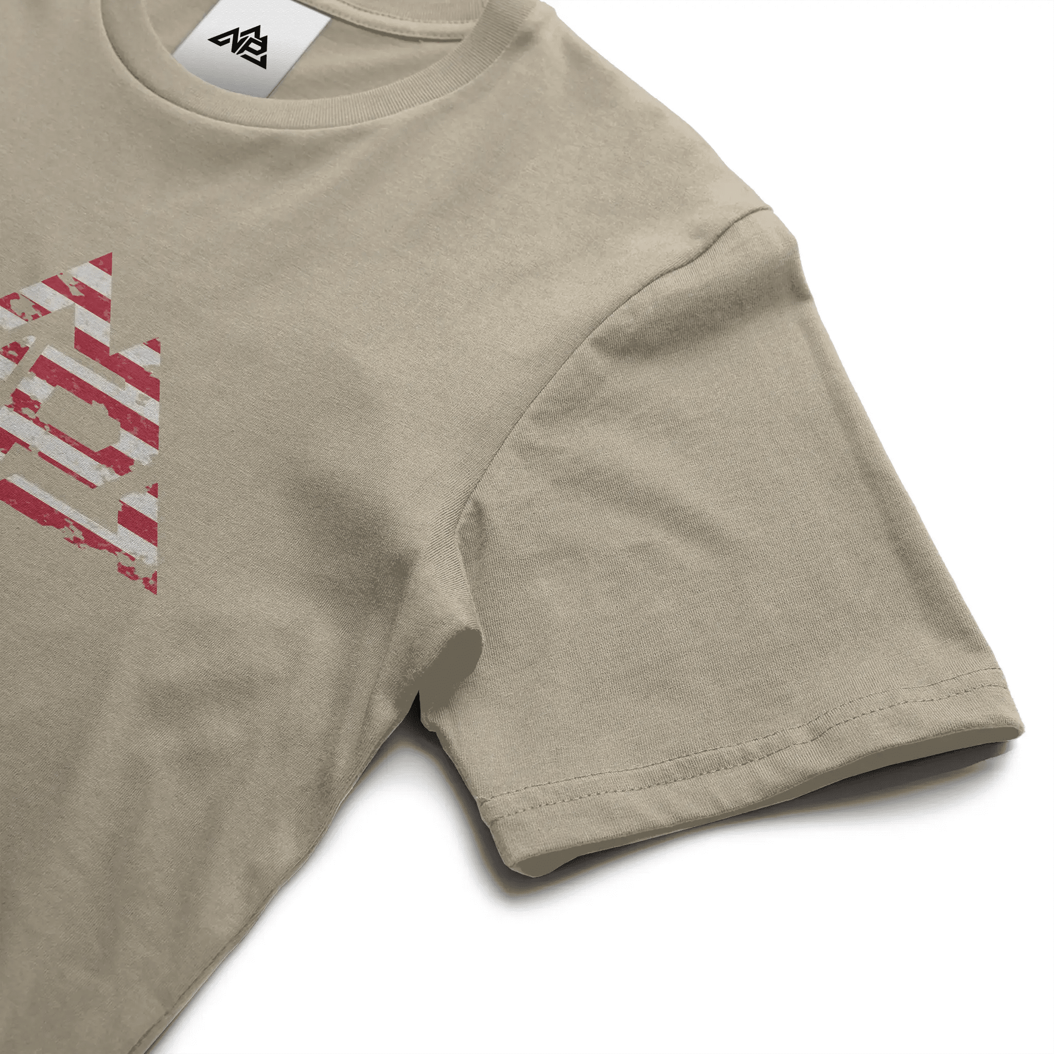 NP 26 Men's Vintage Flag Dri-Power T-Shirt | Navy, Sandstone, Military Green - Nested Peak