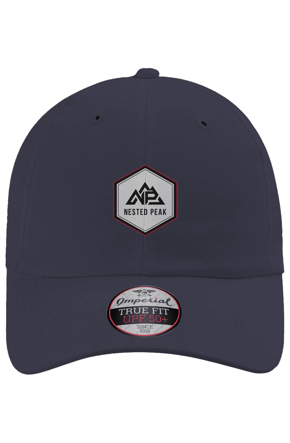 NP 26 Original Performance Cap | Black, Breaker Blue, True Navy - Nested Peak