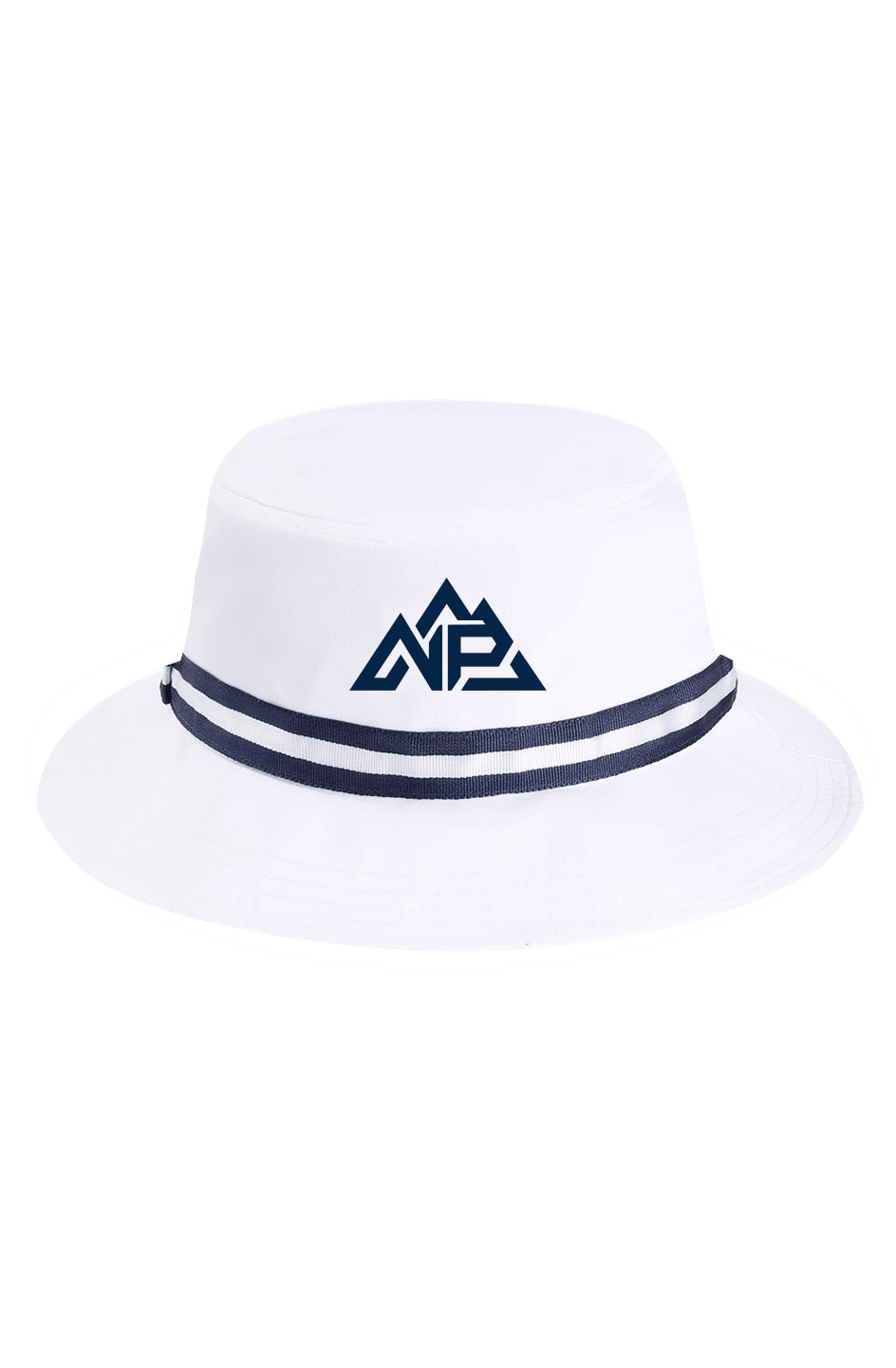 NP 26 Oxford Performance Bucket Hat | White/Maroon, White/Navy/Red, White/Navy - Nested Peak